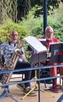Ain't Misbehavin' Saxes and Wednesday Woodwinds on Ilkley Bandstand